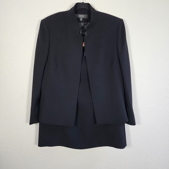 Kasper Dresses & Skirts - Kasper womens 2-piece black skirt suit size 16P business office